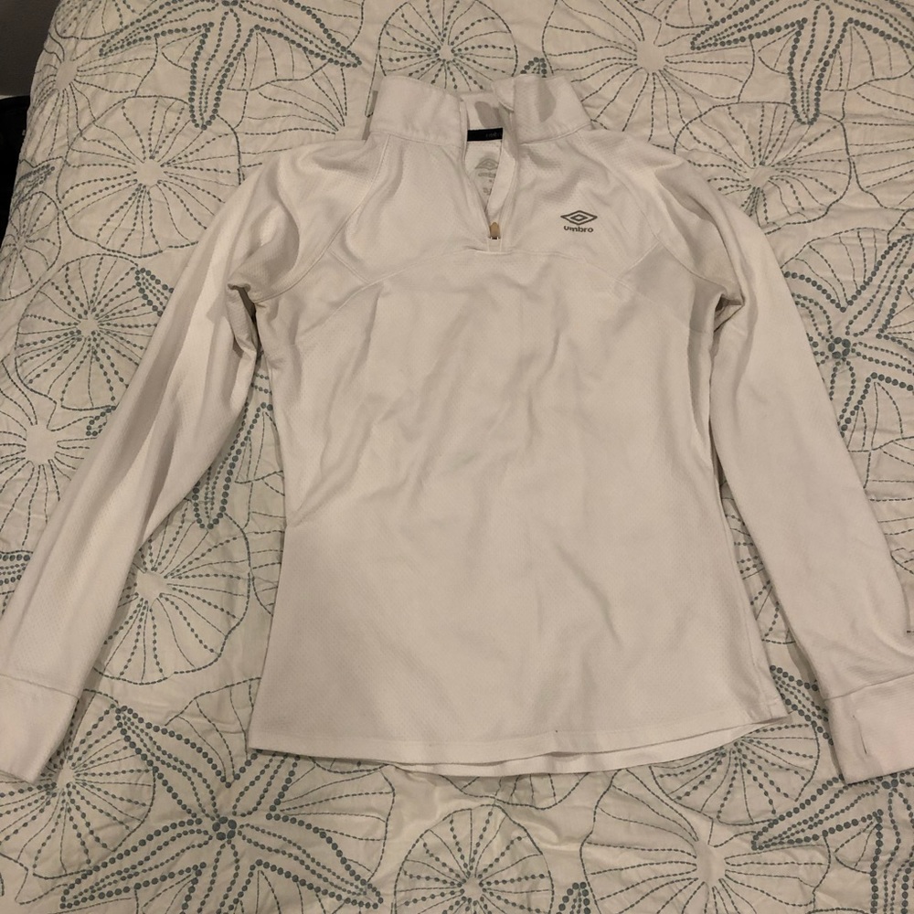 White workout jacket